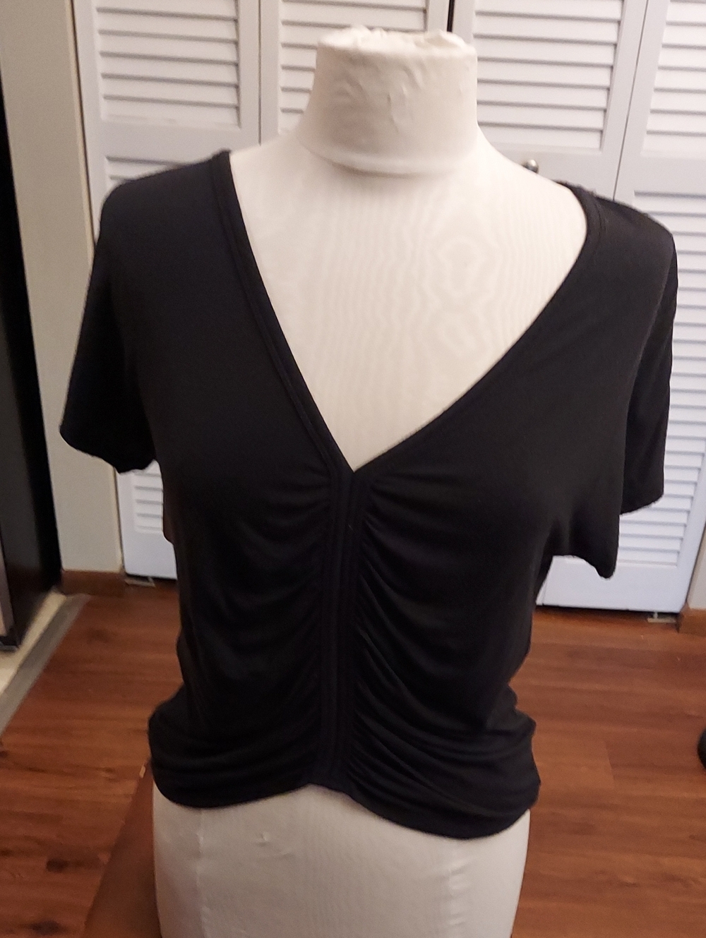 Soft & Sexy Black V-Neck Top